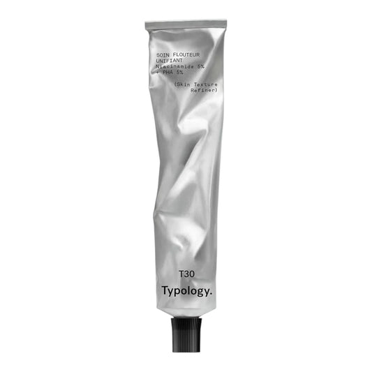 Typology Skin Texture Refiner T30, Niacinamide 5% + PHA 5%, Lightweight Gel, Silicone-Free, for All Skin Types