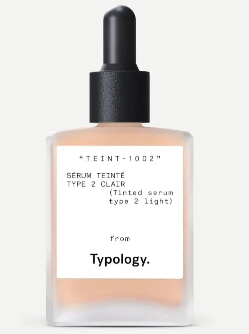 Typology Tinted Serum with Vitamin C, Squalane & Aloe Vera - Type 2 / Light + + Bonus Premium Korean AloeVera Sheet Masque