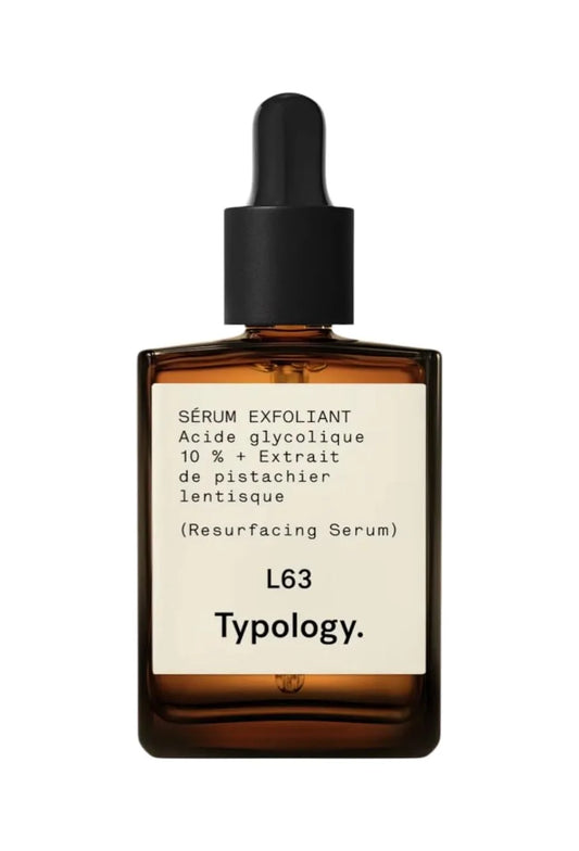 Typology L63 Resurfacing Serum, 10% Glycolic Acid with Mastic Tree Extract, 1 fl oz
