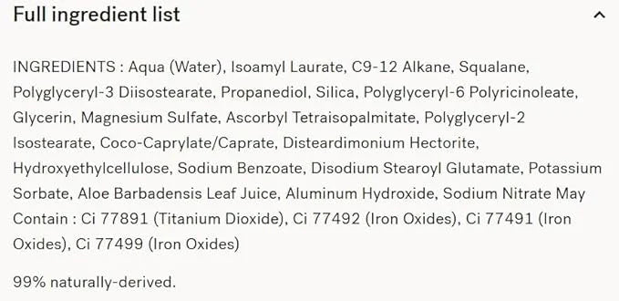 Typology Tinted Serum with Vitamin C, Squalane & Aloe Vera - Type 3 / Medium
