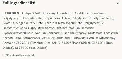 Typology Tinted Serum with Vitamin C, Squalane & Aloe Vera - Type 3 / Medium