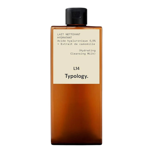 Typology L14 - Hydrating Cleansing Milk with 0.5% Hyaluronic Acid + Chamomile Extract, 6.76 fl oz