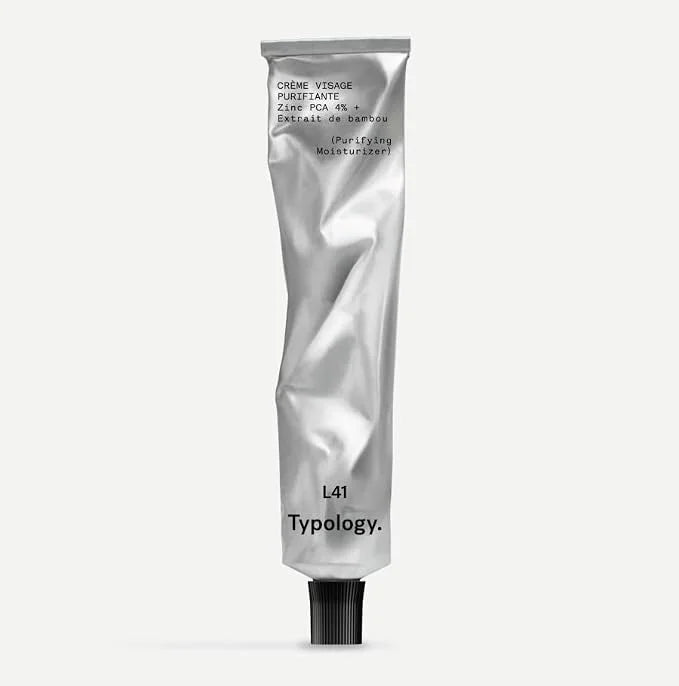 Typology L41 — Purifying Moisturizer (4% Zinc PCA + Bamboo Extract) Full Size 1.69 Fl. Oz