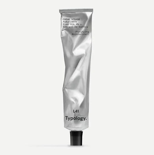 Typology L41 — Purifying Moisturizer (4% Zinc PCA + Bamboo Extract) Full Size 1.69 Fl. Oz