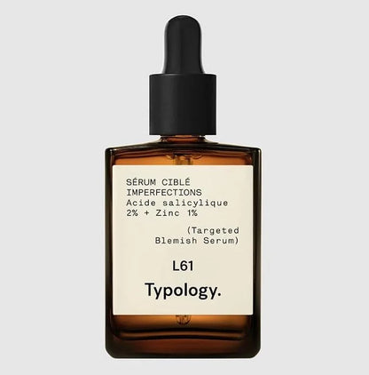 Typology Targeted Blemish Serum with 2% Salicylic Acid + 1% Zinc 0.5 Fl. Oz & Complimentary Sheet Masque