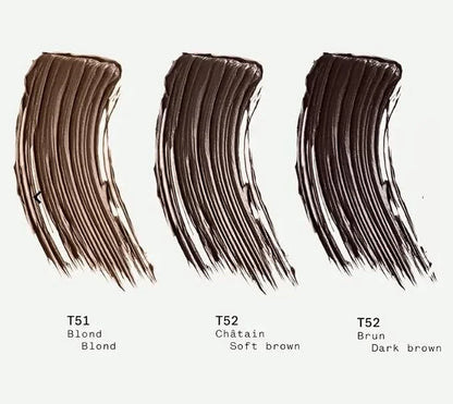 Typology Fortifying Brow Gel Pea Peptides + Plant-Based Keratin - BLONDE (shade1) + Bonus Premium Korean Sheet Masque