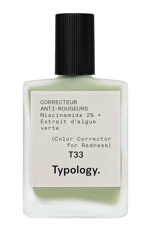 Typology T33 Color Corrector for Redness, 2% Niacinamide with Green Seaweed Extract